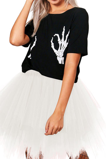 Short Tutu Ballet Bubble Skirt 50's Tulle Party Vintage Jupon